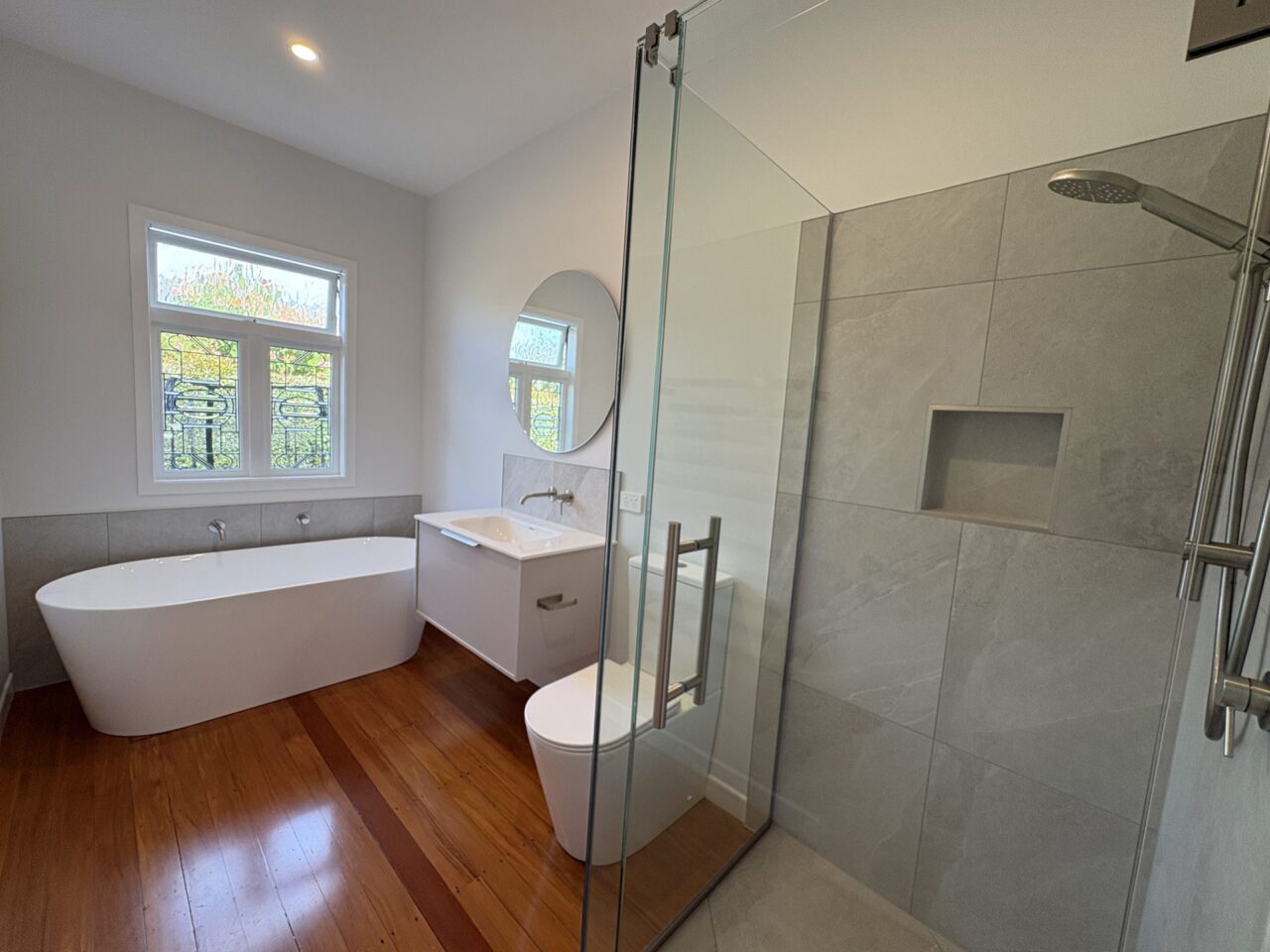 devonport bathroom tiled shower