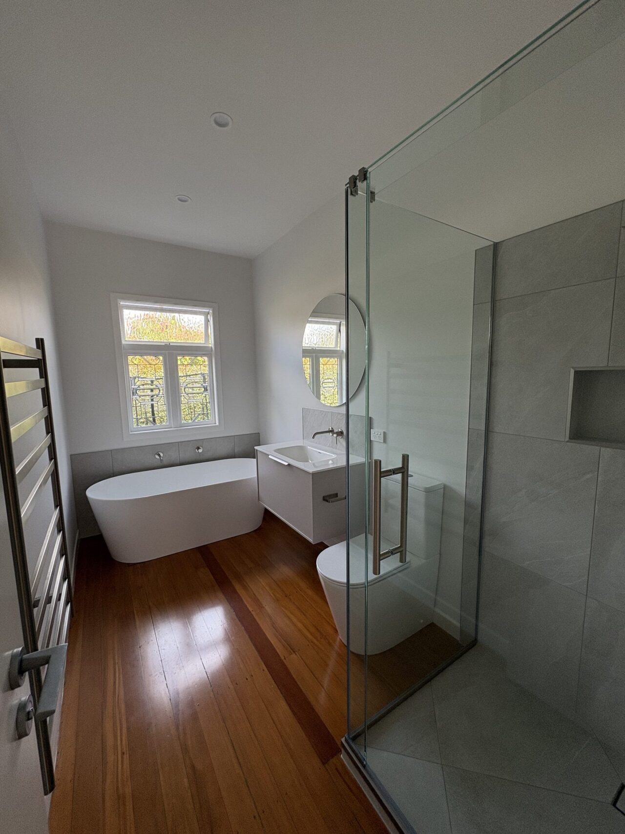 tiled shower bathroom renovation auckland